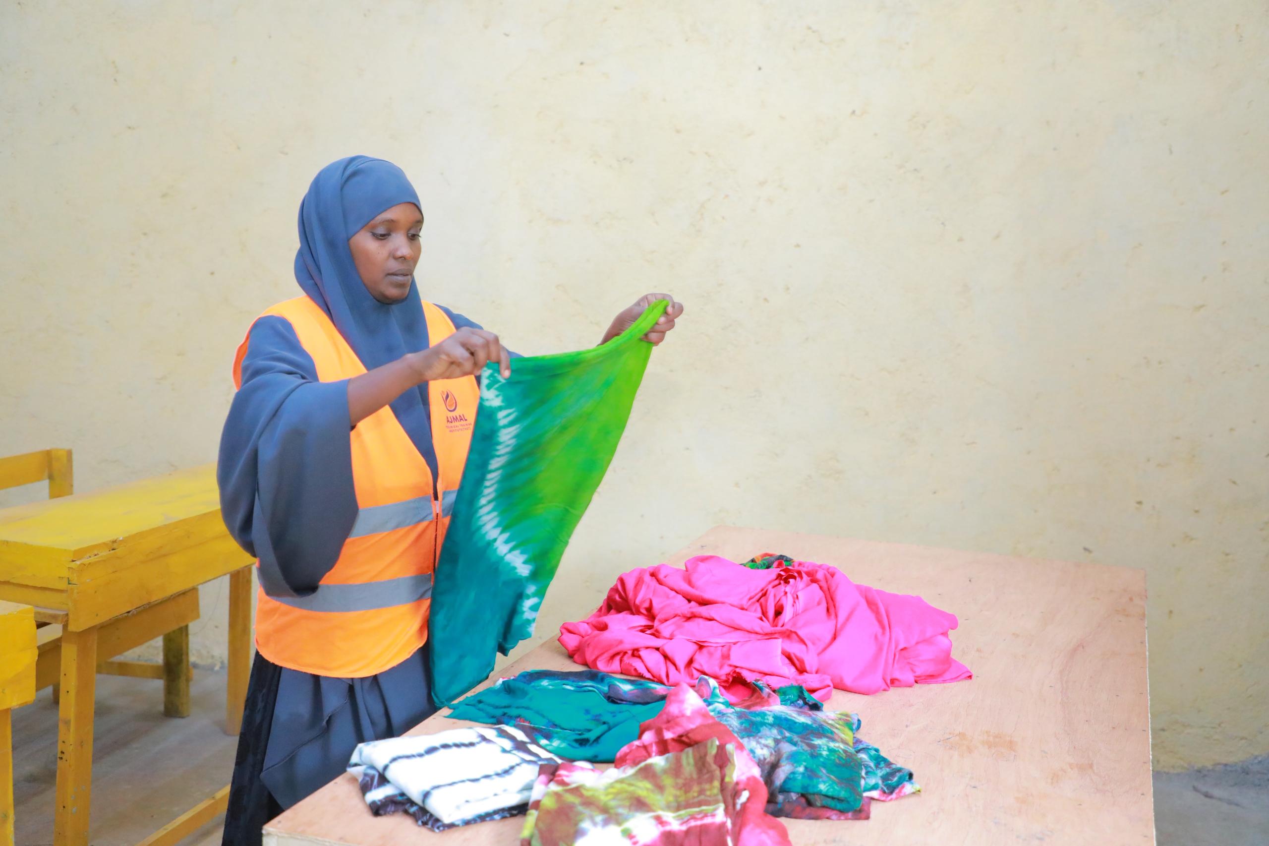 Tie-Dye Training Saved from Joblessness